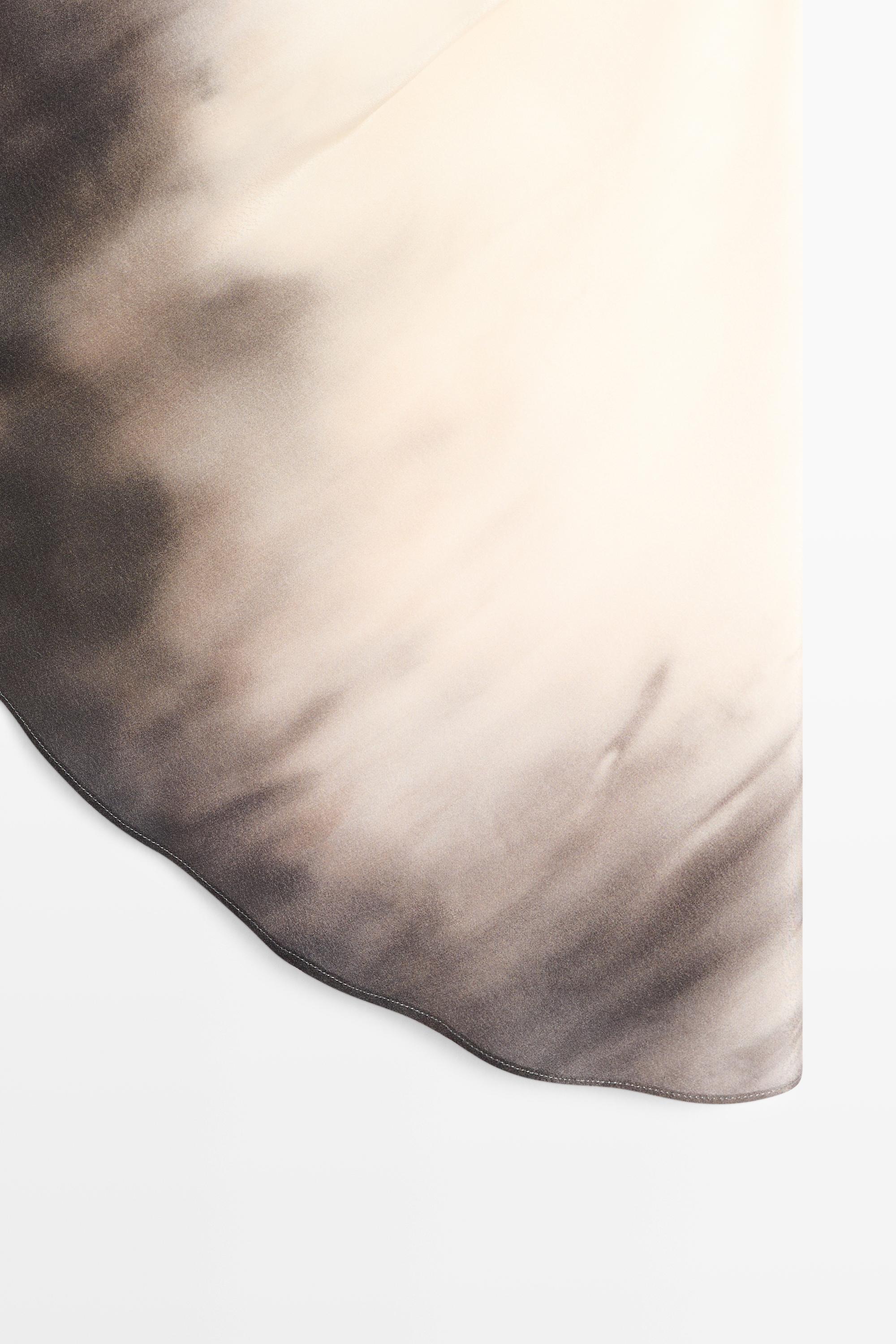 Top asymétrique drap